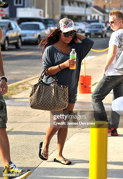 21 On Location For Jersey Shore August 3 2010 Stock Photos, High