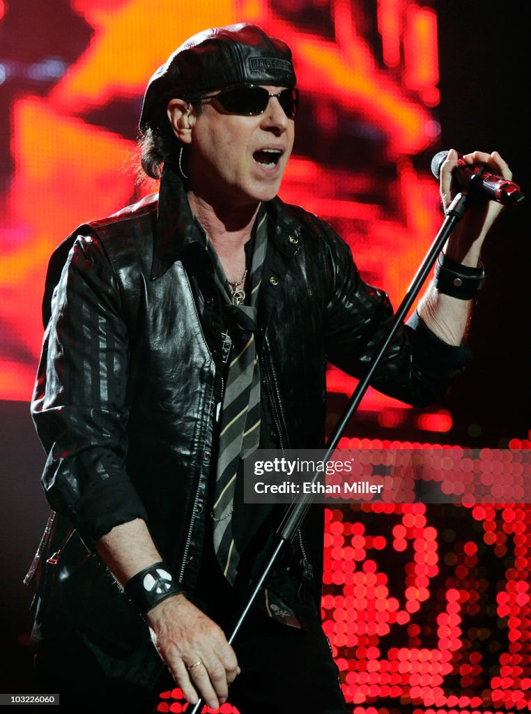 Scorpions And Cinderella Perform At The Thomas & Mack Center