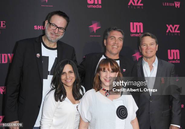 Legion M's David Baxter , Terri Piñon , Terri Lubaroff , Paul Scanlan and Doug Hansen arrive for the Los Angeles special screening and Q&A of "Mandy"...