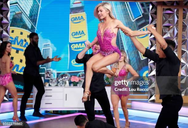 The cast of the 27th season of "Dancing with the Stars" are guests on "GMA DAY," Wednesday, September 12, 2018. "GMA Day" airs Monday-Friday on the...