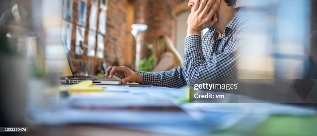 Man in a trendy office