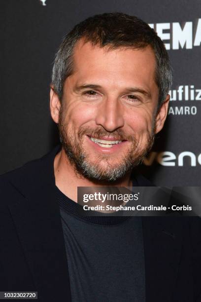 Guillaume Canet attends "L'Amour Est Une Fete" Paris Premiere at Cinematheque Francaise on September 12, 2018 in Paris, France.