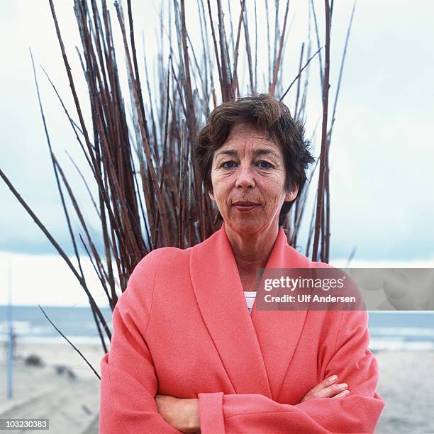 Dutch author/writer Renate Dorrestein poses during a portrait session held on September 28, 2001 in Amsterdam, Netherlands.