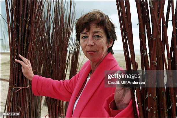 Dutch author/writer Renate Dorrestein poses during a portrait session held on September 28, 2001 in Amsterdam, Netherlands.
