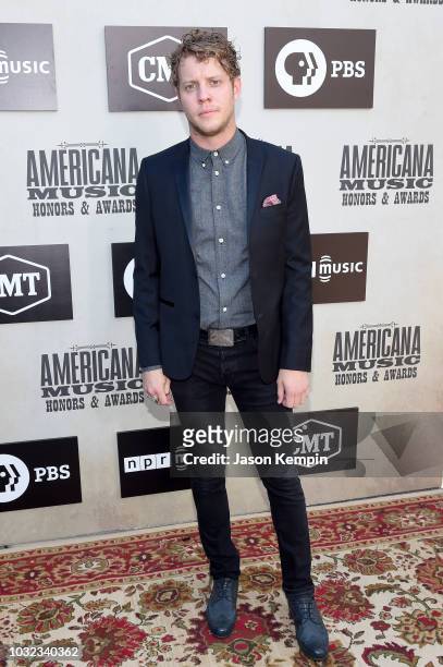 Anderson East attends the 2018 Americana Music Honors and Awards at Ryman Auditorium on September 12, 2018 in Nashville, Tennessee.