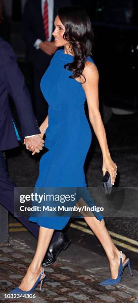 Meghan, Duchess of Sussex attends the "100 Days of Peace" concert to commemorate the centenary of the end of the First World War at Central Hall...