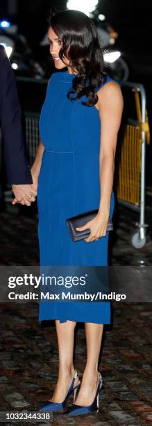 Meghan, Duchess of Sussex attends the "100 Days of Peace" concert to commemorate the centenary of the end of the First World War at Central Hall...