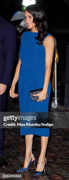 Meghan, Duchess of Sussex attends the "100 Days of Peace" concert to commemorate the centenary of the end of the First World War at Central Hall...