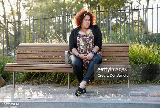 Casey Donovan poses during R U OK?Day celebrations at Barangaroo Reserve on September 13, 2018 in Sydney, Australia.