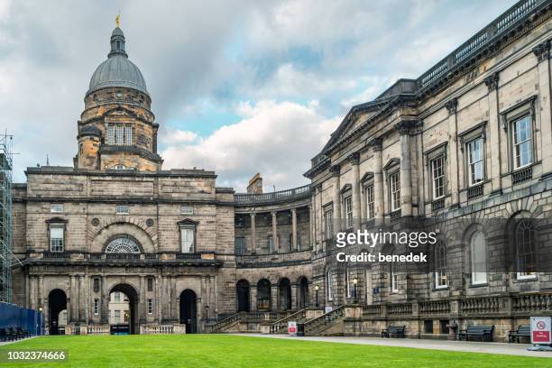 old college dell'università di edimburgo a edimburgo scozia regno unito - edimburgo foto e immagini stock