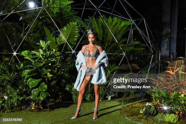 Bella Hadid walks at the Savage x Fenty - September 2018 - New York Fashion Week at Brooklyn Navy Yard on September 12, 2018 in Brooklyn, New York.