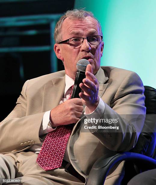 James "Jim" O'Donnell, chief executive officer of Bayerische Motoren Werke AG's North America unit, speaks during a panel discussion at the Center...