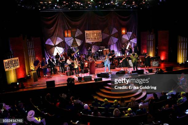 Brandi Carlile, Irma Thomas, Courtney Marie Andrews, Tanya Blount and Michael Trotter Jr. Of The War and Treaty and Ann McCrary of The McCrary...