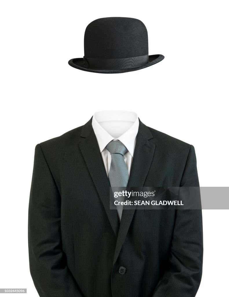 Business man invisible