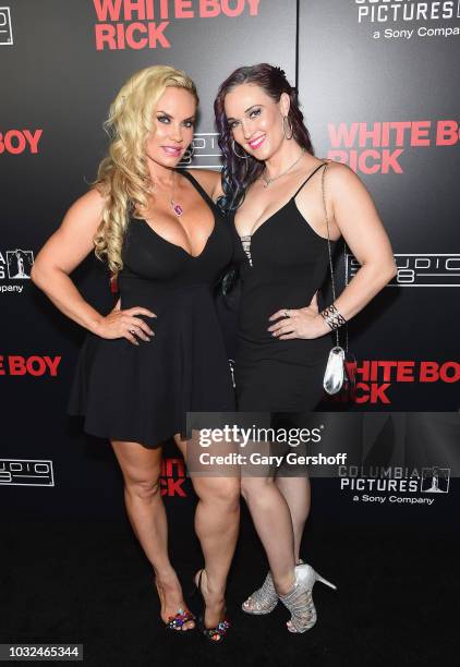 Coco Austin and Kristy Austin attend the New York Special Screening of 'White Boy Rick' at the Paris Theater on September 12, 2018 in New York City.