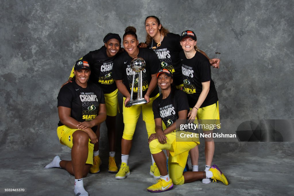WNBA Finals Trophy Portraits