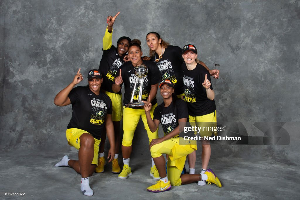 WNBA Finals Trophy Portraits