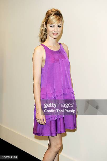 Actress Louise Bourgoin attends the photocall 'The Extraordinary Adventures of Adele Blanc-Sec' at Hotel de Rome on August 5, 2010 in Berlin, Germany.