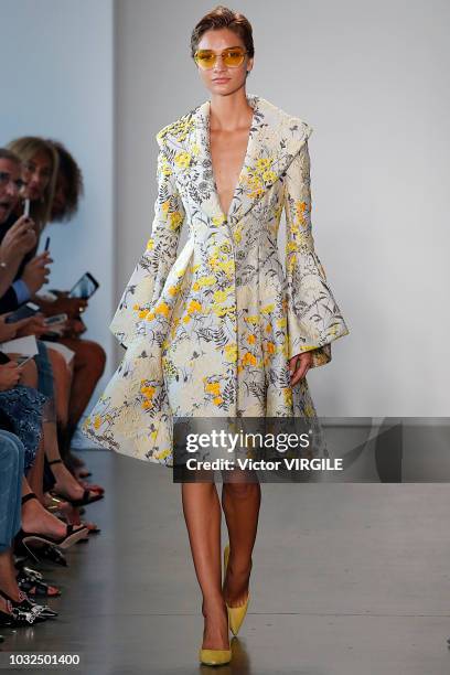 Model walks the runway for Pamella Roland Spring/Summer 2019 during New York Fashion Week on September 6, 2018 in New York City.