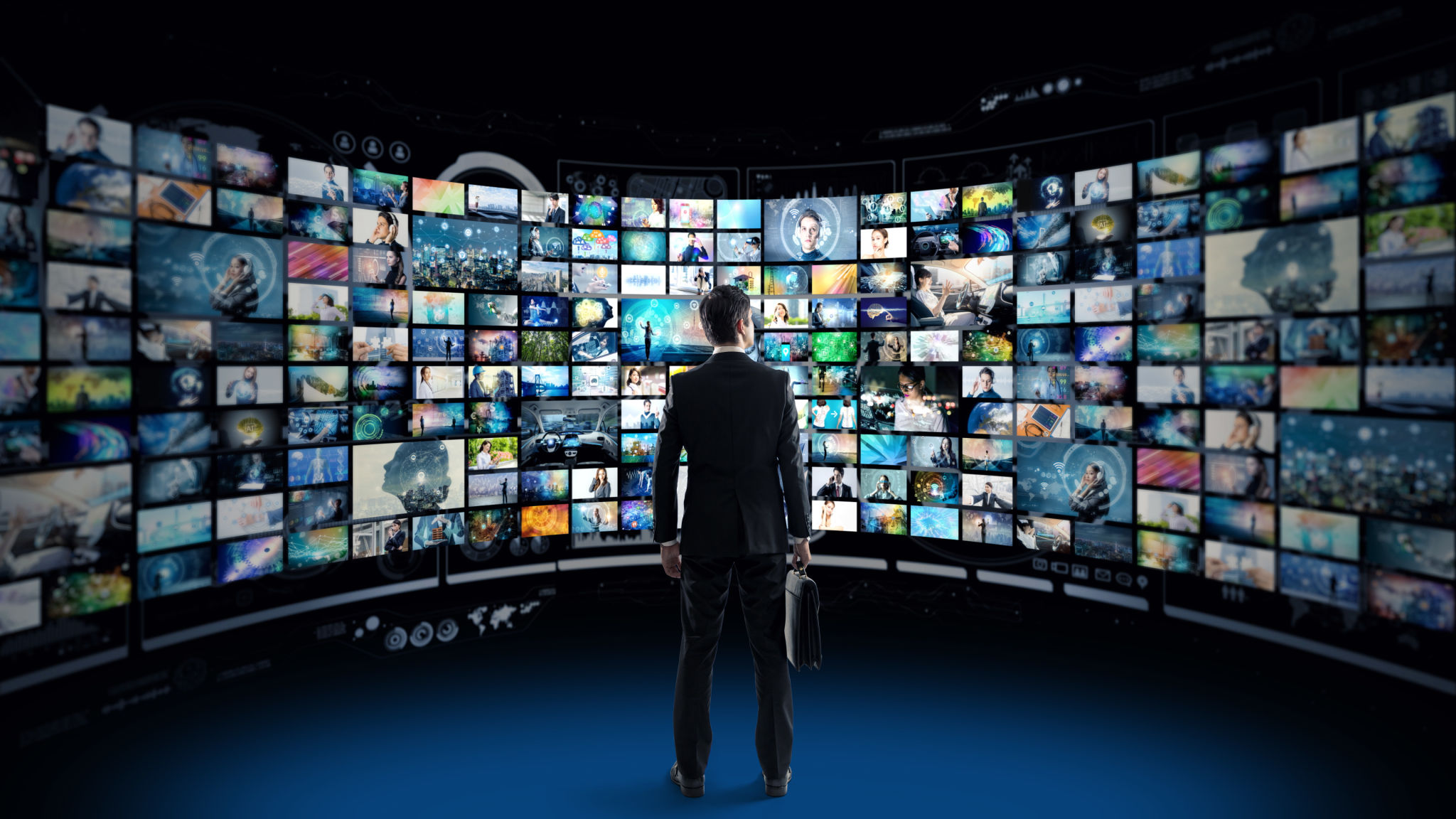 Video archives concept. Video archives concept.