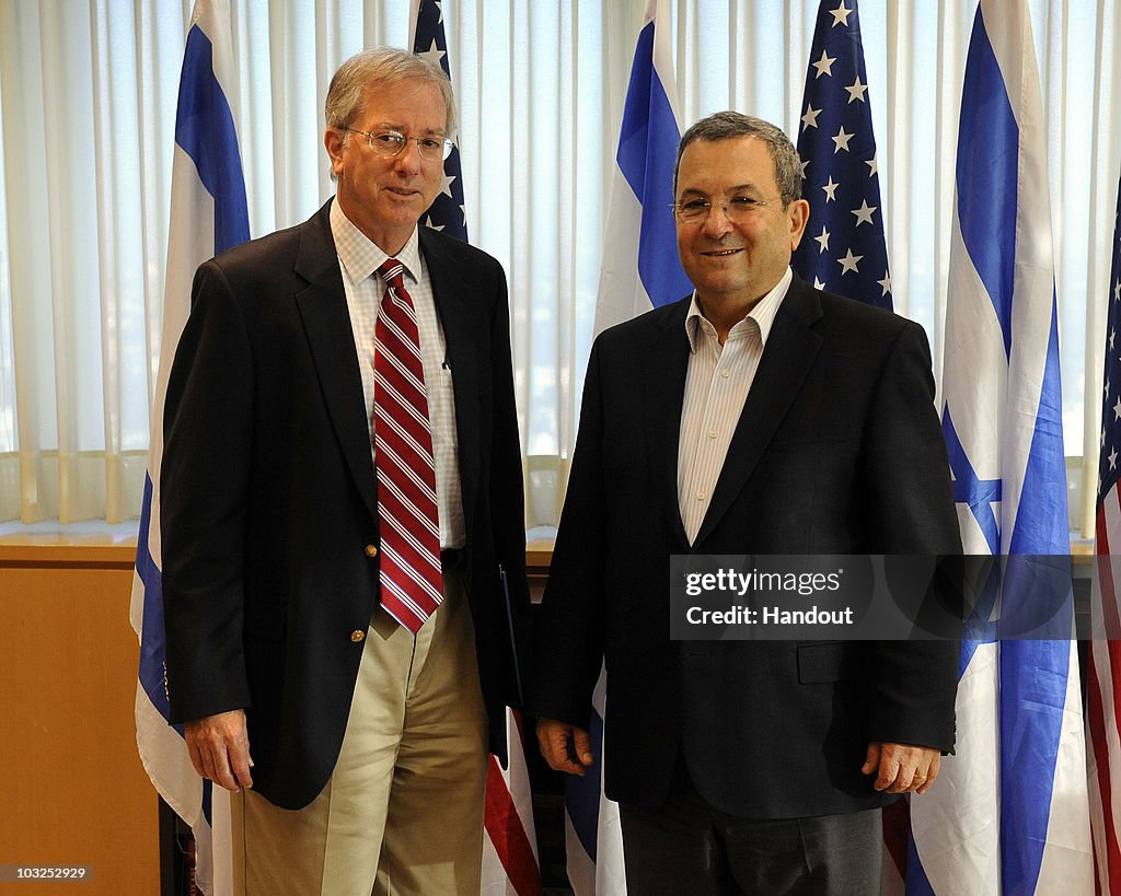 Special Assistant To US President Dennis Ross Meets Israeli Defense Minister