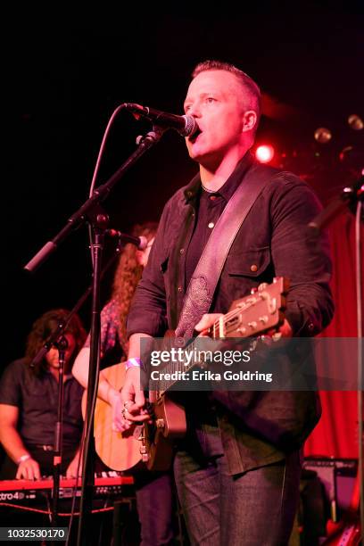 Jason Isbell performs onstage during the 19th Annual Americana Music Festival & Conference at Mercy Lounge on September 12, 2018 in Nashville,...