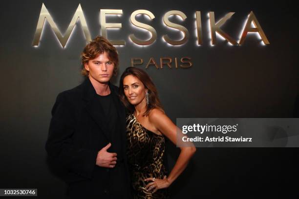 Jordan Barrett and Valerie Messika attend the MESSIKA Party, NYC Fashion Week Spring/Summer 2019 Launch Of The Messika By Gigi Hadid New Collection...