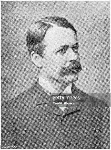 antique photograph: prof stuart - stuart florida stock illustrations