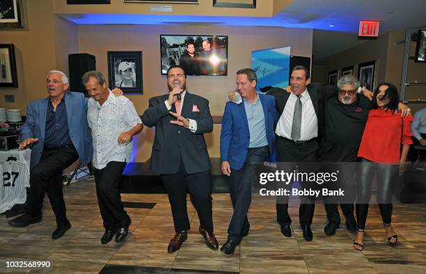 Bobby Valentine, Ron Guidry, Sal Valentinetti, David Cone, Lee Mazzilli, Kathrine Narducci and Vincent Pastore attend the 6th Annual Fred L. Mazzilli...