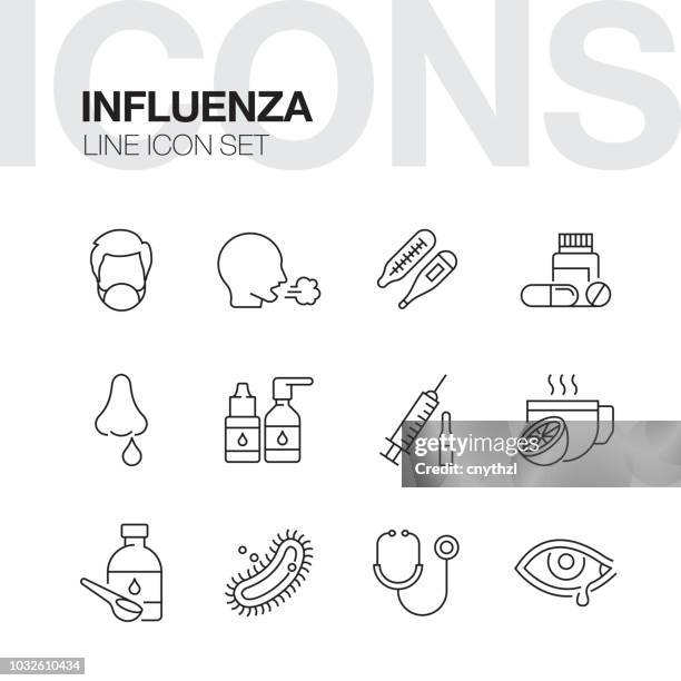 流感線圖示 - flu virus 幅插畫檔、美工圖案、卡通及圖標