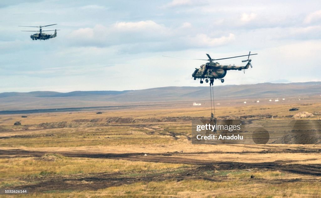 Russia's President Putin at Vostok 2018 military exercises in Transbaikal Territory