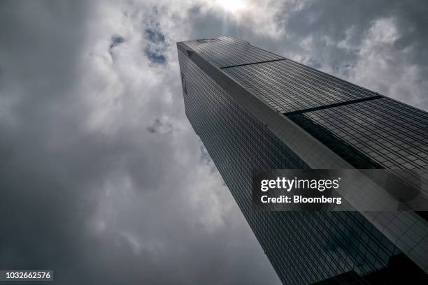 The Sun Hung Kai Centre building, which houses the Sun Hung Kai Properties Ltd. Headquarters, stands in Hong Kong, China, on Thursday, Sept. 13,...