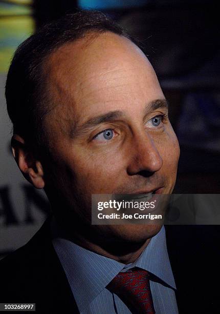 Brian Cashman 2010 Irish American Baseball Hall of Fame Inductee and NY Yankees General Manager attends the 2010 Irish American Baseball Hall Of Fame...