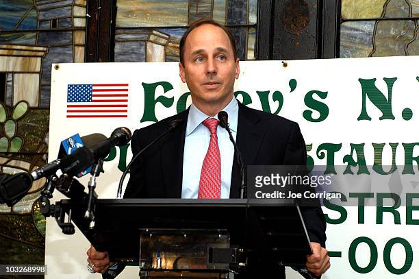 Brian Cashman 2010 Irish American Baseball Hall of Fame Inductee and NY Yankees General Manager attends the 2010 Irish American Baseball Hall Of Fame...