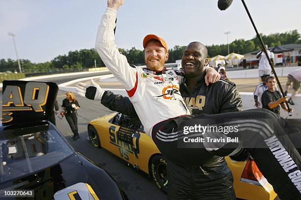 Shaq VS Dale Earnhardt Jr." - In the premiere episode, "Shaq VS Dale Earnhardt Jr.," four-time NBA champion Shaquille O'Neal will race head to head...