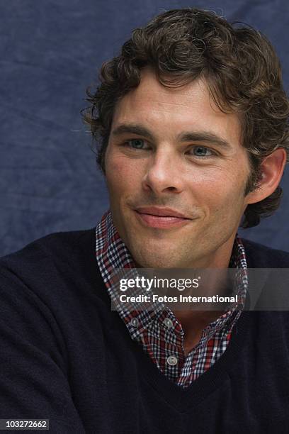 James Marsden poses for a photo during a portrait session at the Four Seasons Hotel in Beverly Hills, California on April 11, 2010. Reproduction by...