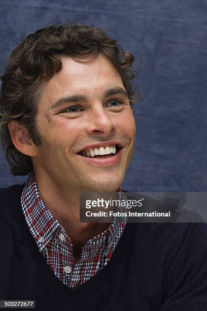 James Marsden poses for a photo during a portrait session at the Four Seasons Hotel in Beverly Hills, California on April 11, 2010. Reproduction by...