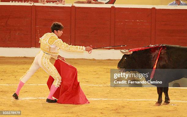 Cayetano Rivera attends 'Corrida de los Candiles' bullfights in Marbella on August 6, 2010 in Marbella, Spain.