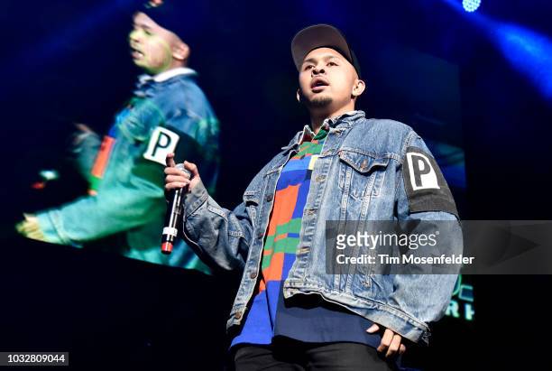 Lo performs during the 30th anniversary of KMEL Summer Jam at SAP Center on September 9, 2018 in San Jose, California.