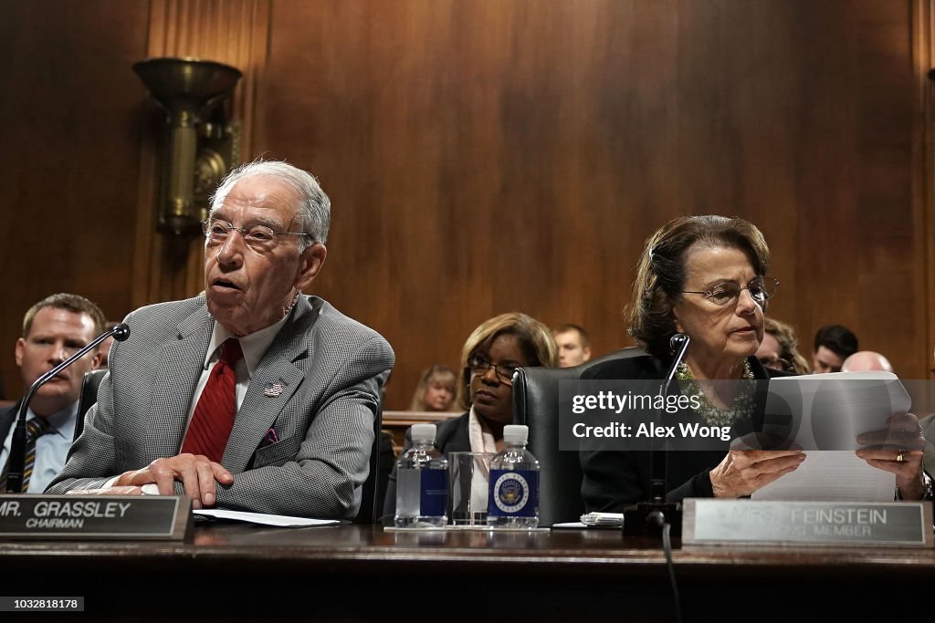 Senate Judiciary Committee Meets To Vote On Supreme Court Nominee Kavanaugh