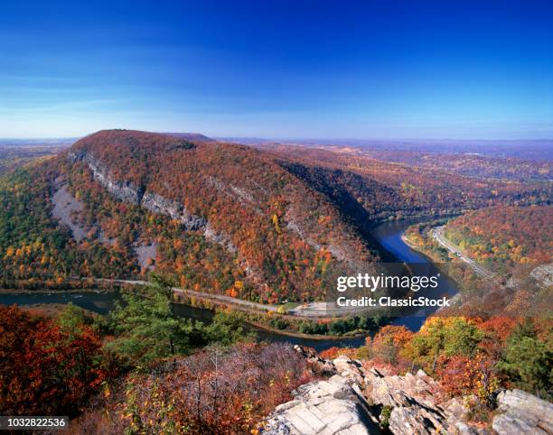 DELAWARE WATER GAP NATIONAL RECREATION AREA IN AUTUMN PENNSYLVANIA USA