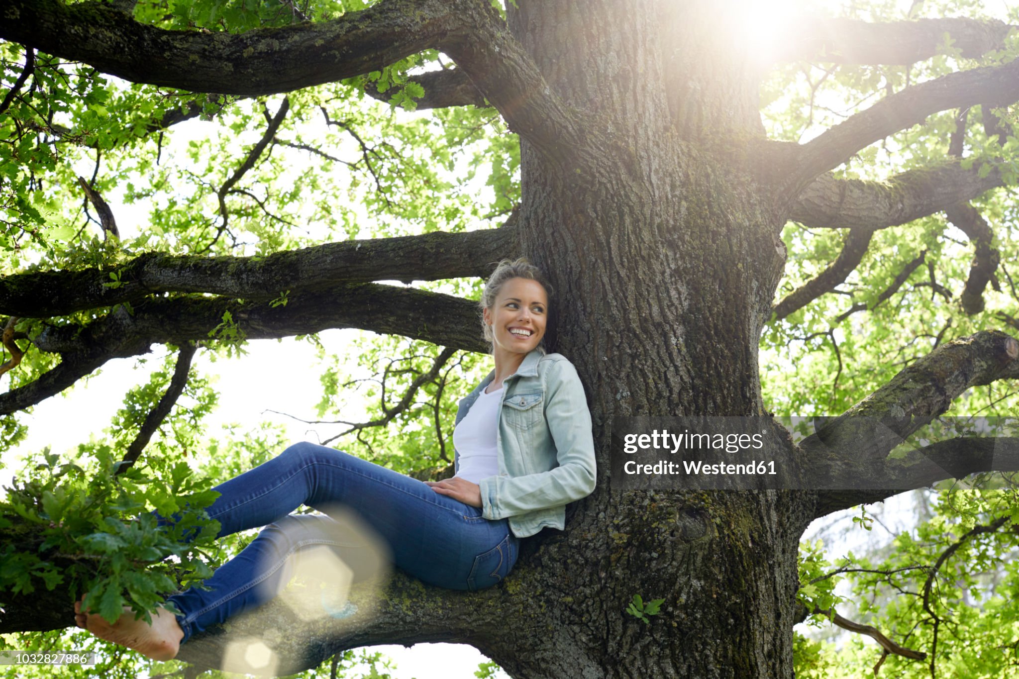 https://media.gettyimages.com/id/1032827886/photo/smiling-woman-sitting-on-branch-relaxing.jpg?s=2048x2048&amp;w=gi&amp;k=20&amp;c=yHIADU1gOEvFcj41L4uqmBPeSaN-V4qL4MwR8EZAM84=