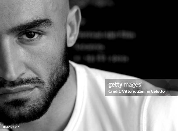 Actor Francois Sagat attends "Homme Au Bain" photocall during the 63rd Locarno Film Festival on August 7, 2010 in Locarno, Switzerland.