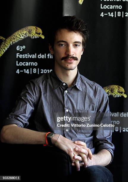 Actor Omar Ben Sellem attends "Homme Au Bain" photocall during the 63rd Locarno Film Festival on August 7, 2010 in Locarno, Switzerland.