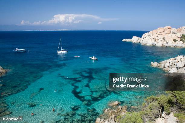 bay at the capo testa headland, santa teresa di gallura, gallura region, sardinia, italy - south region stock pictures, royalty-free photos & images