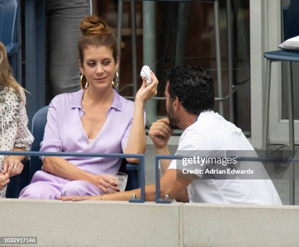 Kate Walsh at Day 12 of the US Open held at the USTA Tennis Center on September 7, 2018 in New York City.