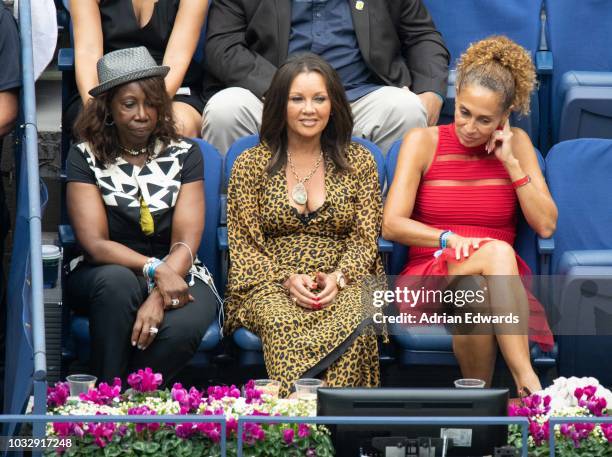 Vanessa Williams at Day 12 of the US Open held at the USTA Tennis Center on September 7, 2018 in New York City.