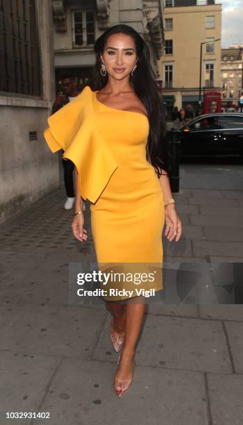 Natasha Grano seen attending Chi Chi London App - VIP launch party at Tape club on September 13, 2018 in London, England.