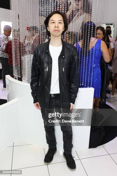 Joey de Cordero attends the launch of Tresor Paris 'In2ruders" featuring Caprice on September 13, 2018 in London, England.