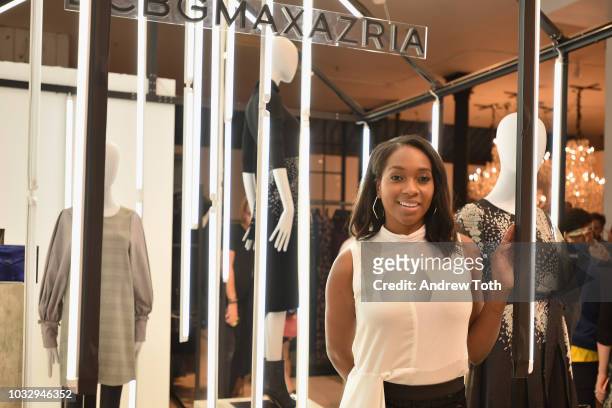 InStyle Magazine News Editor Alexis Bennet attends the celebration of the BCBGMAXAZRIA SoHo store opening with Kate Young, Bernd Kroeber and InStyle...